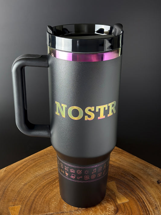 40oz Nostr Tumbler Dark